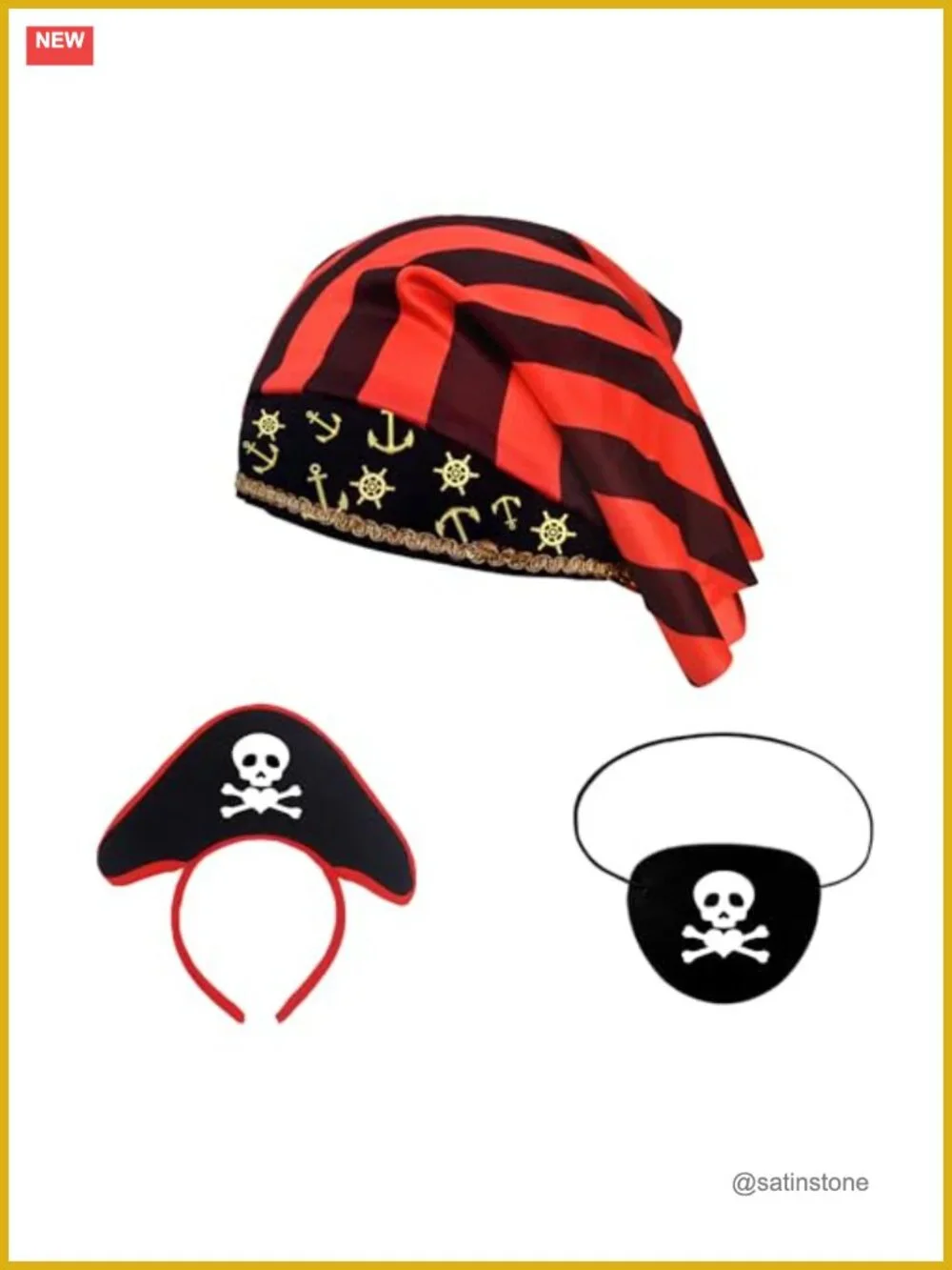 Girls Pirate Costume Princess Dress for Kids Ages 3-9 with Accessories